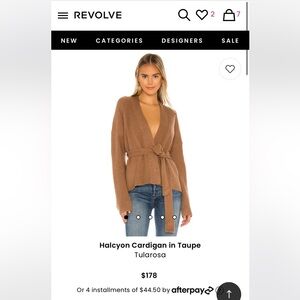 Tularosa Brown Cardigan